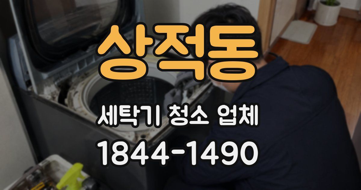 상적동 세탁기 청소 업체