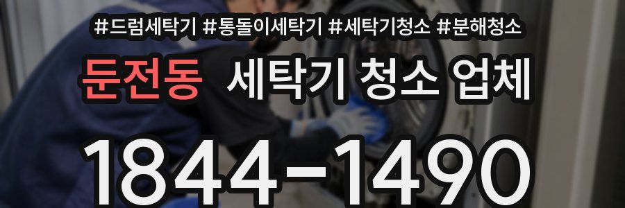 둔전동 세탁기 청소 업체
