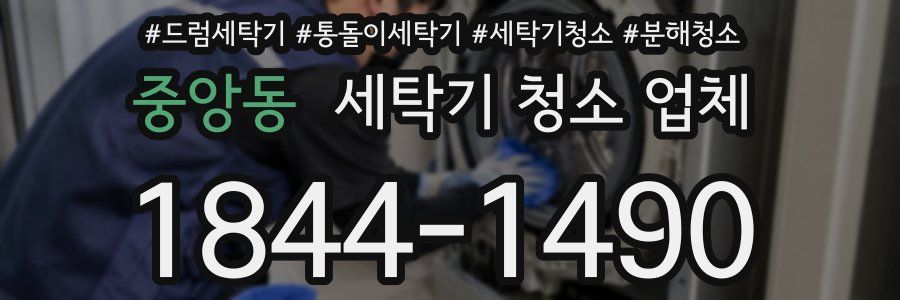 중앙동 세탁기 청소 업체