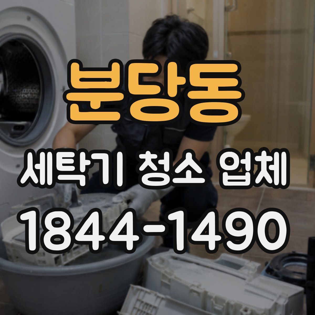 분당동 세탁기 청소 업체