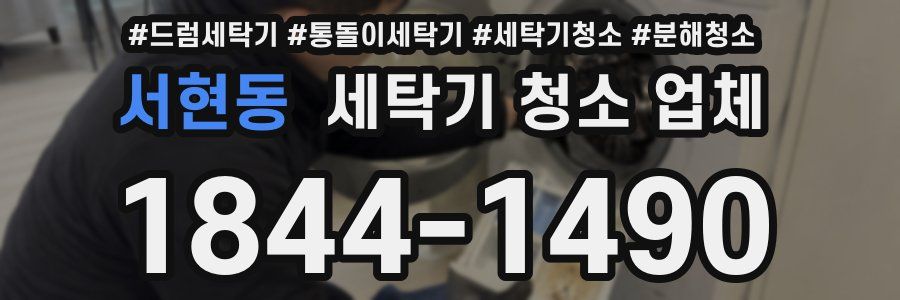 서현동 세탁기 청소 업체