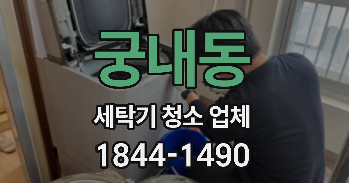 궁내동 세탁기 청소 업체