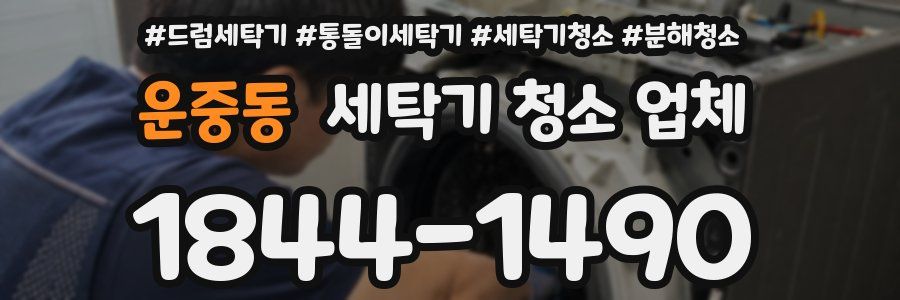 운중동 세탁기 청소 업체