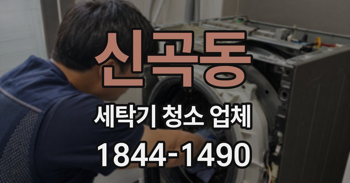 신곡동 세탁기 청소 업체