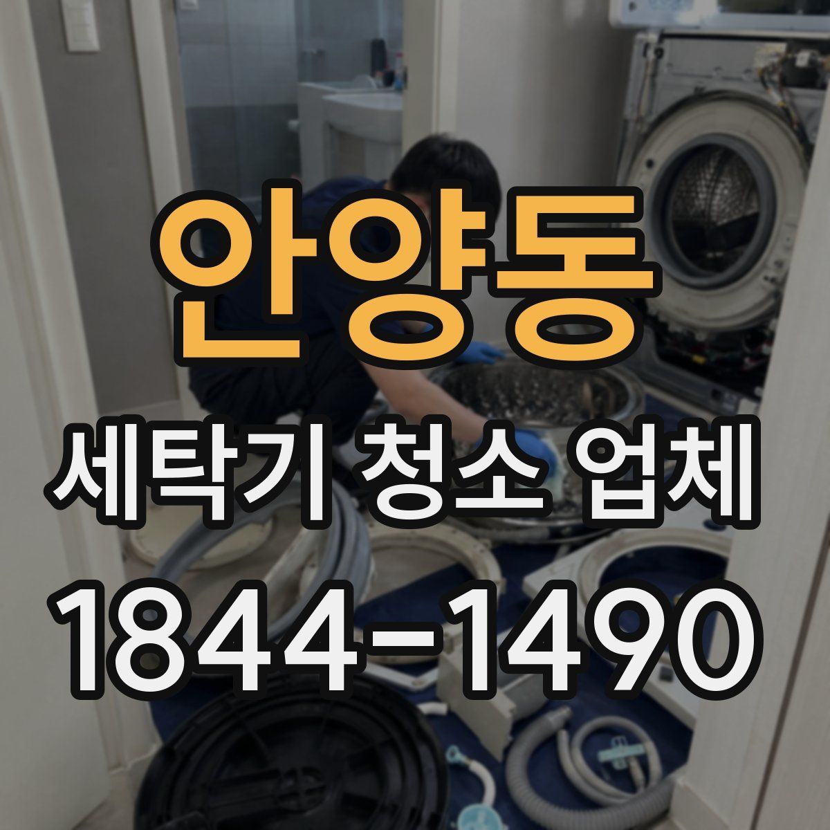 안양동 세탁기 청소 업체