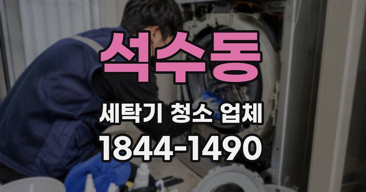 석수동 세탁기 청소 업체