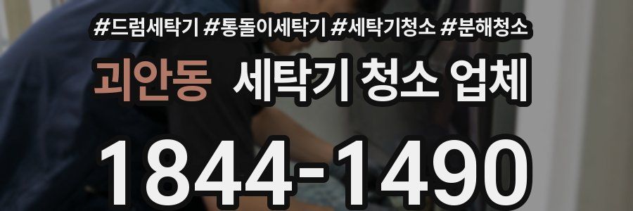 괴안동 세탁기 청소 업체