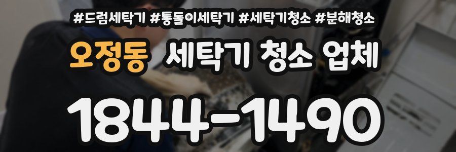 오정동 세탁기 청소 업체