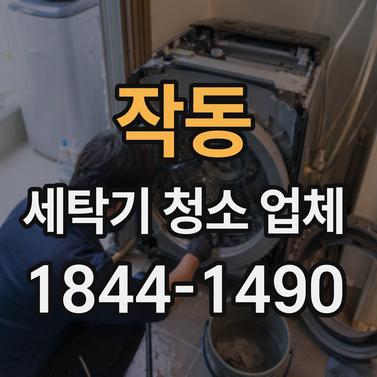 작동 세탁기 청소 업체