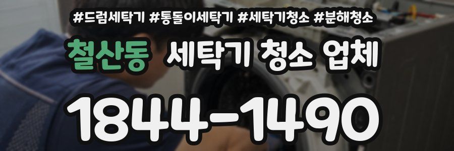철산동 세탁기 청소 업체