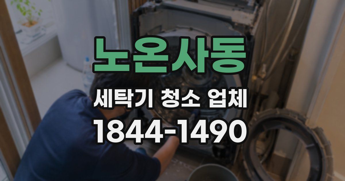 노온사동 세탁기 청소 업체