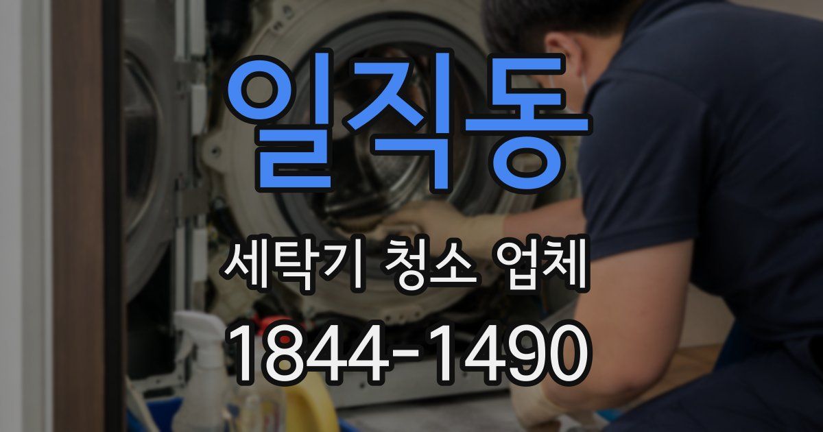 일직동 세탁기 청소 업체