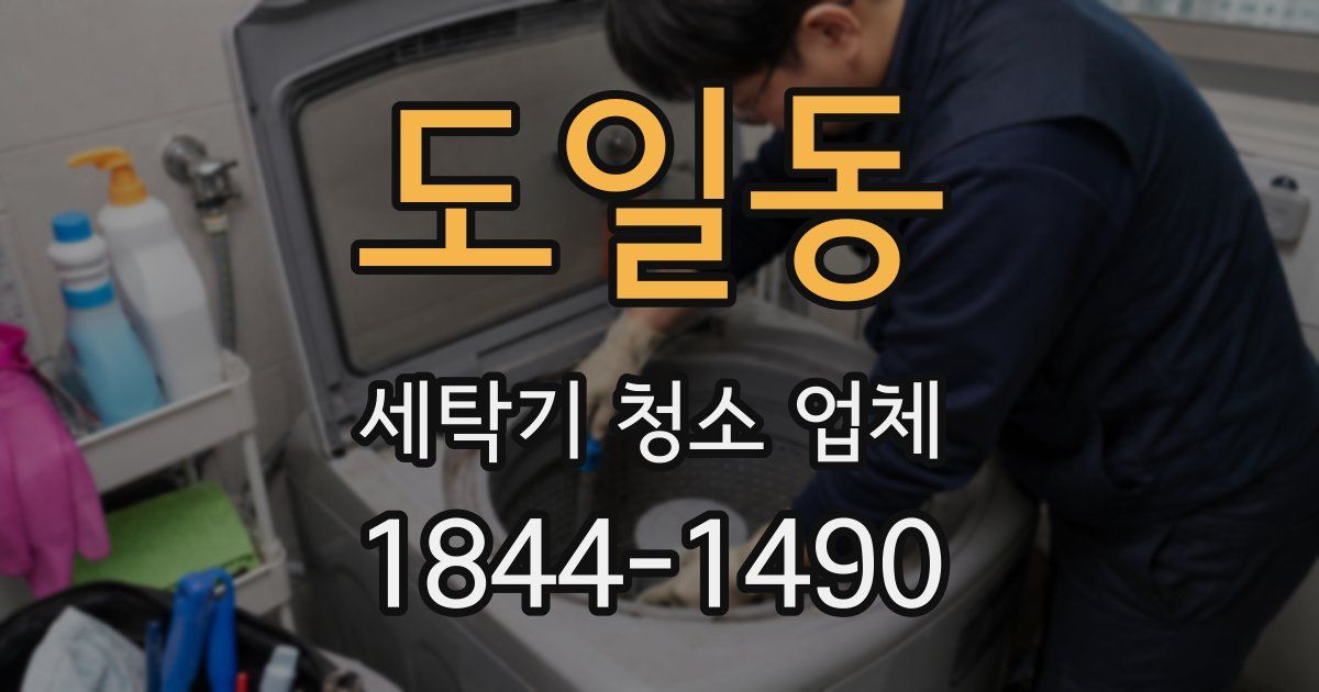 도일동 세탁기 청소 업체