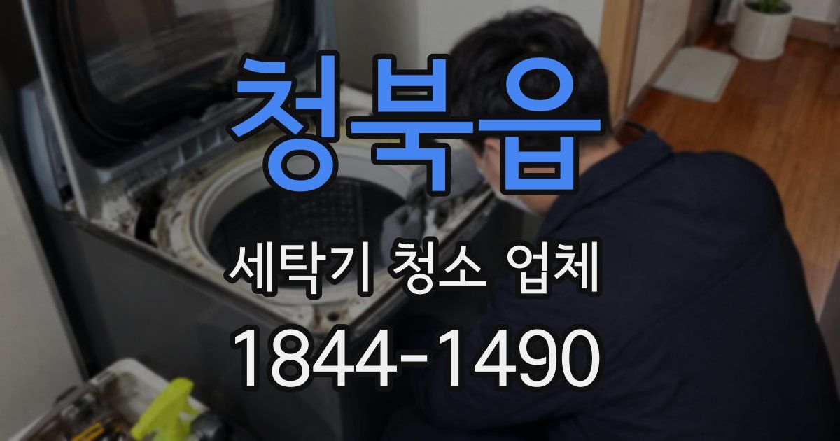 청북읍 세탁기 청소 업체