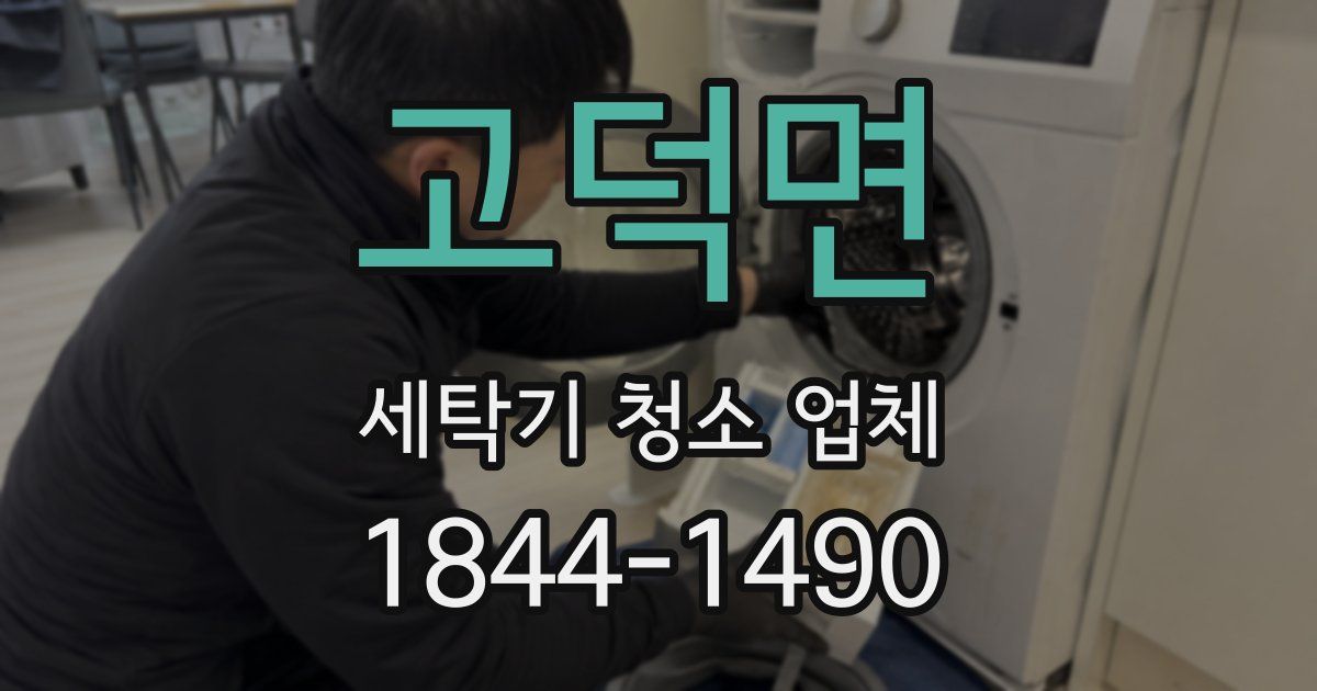 고덕면 세탁기 청소 업체