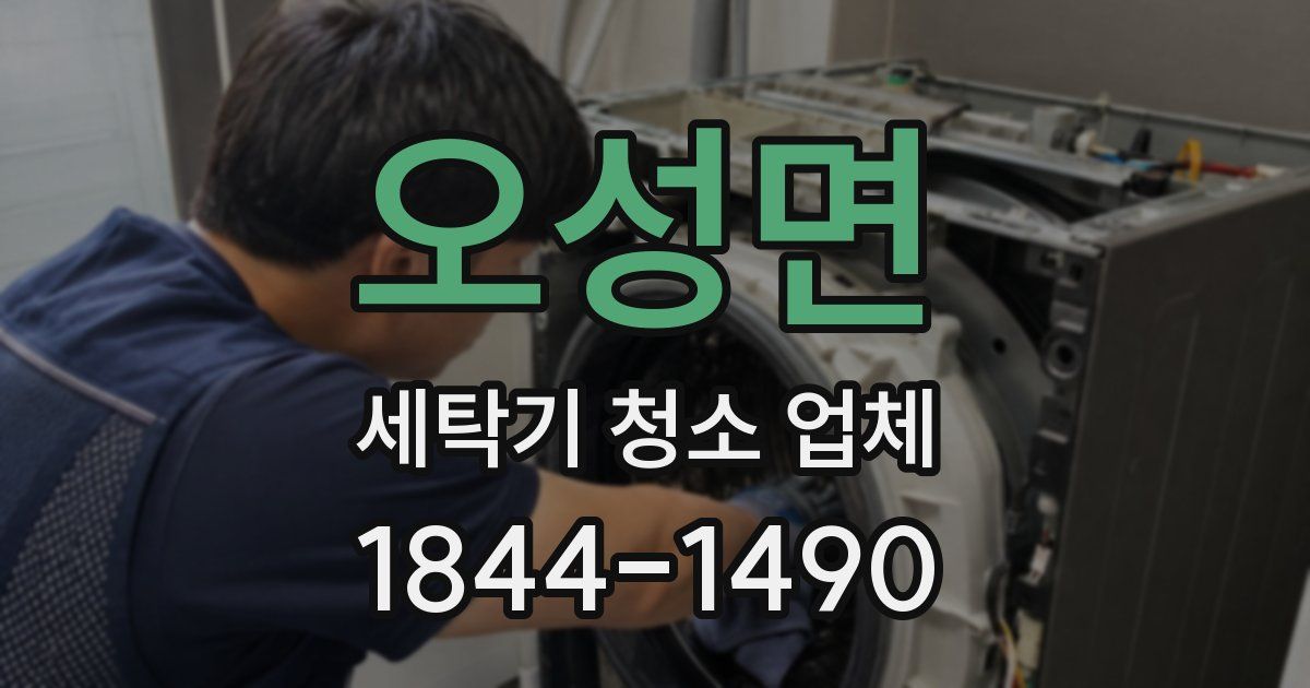 오성면 세탁기 청소 업체