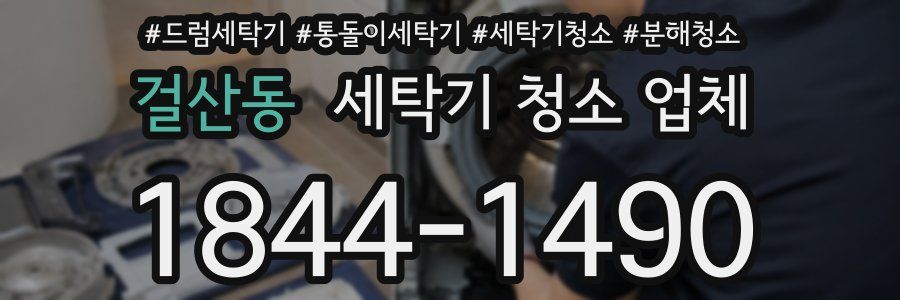 걸산동 세탁기 청소 업체