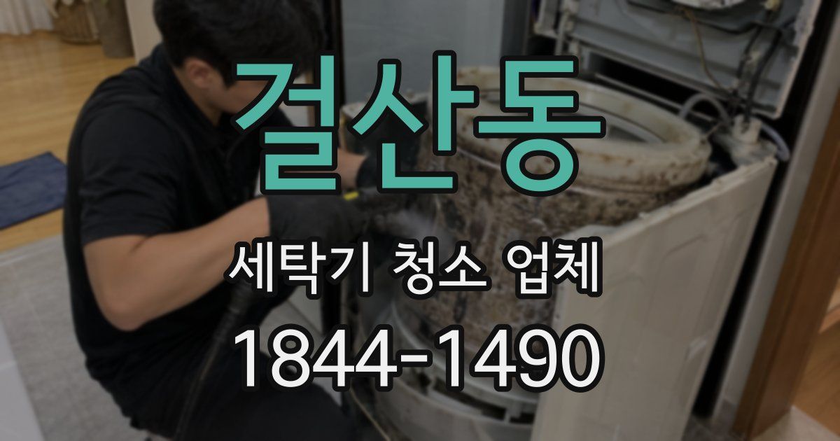 걸산동 세탁기 청소 업체