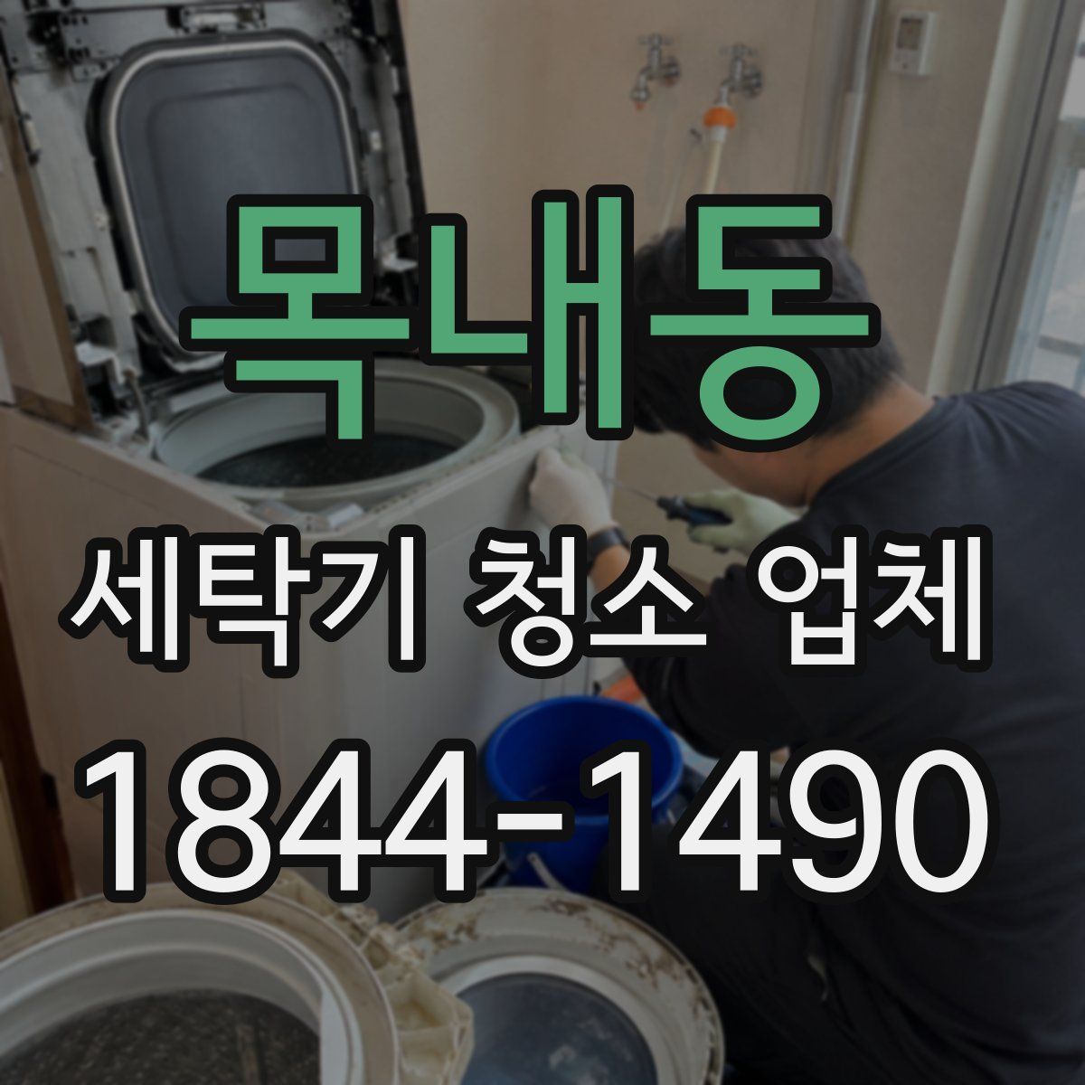 목내동 세탁기 청소 업체