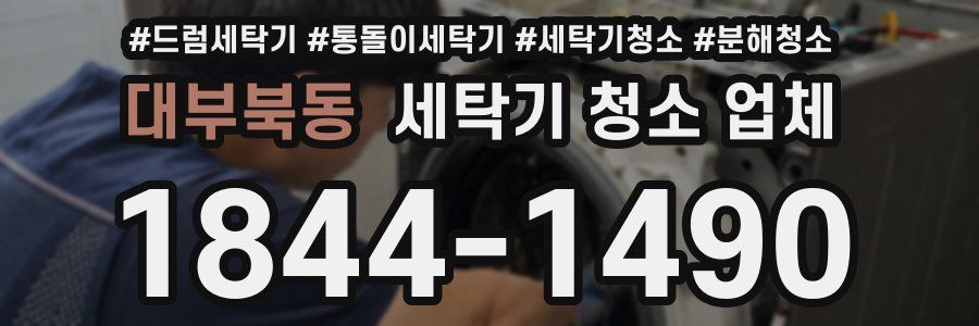 대부북동 세탁기 청소 업체