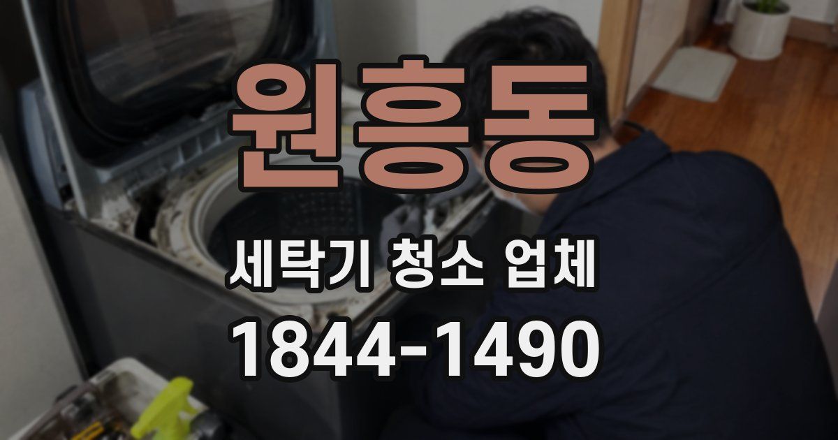 원흥동 세탁기 청소 업체