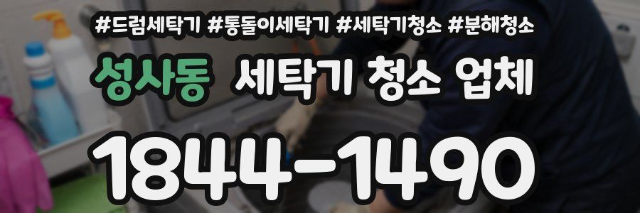 성사동 세탁기 청소 업체
