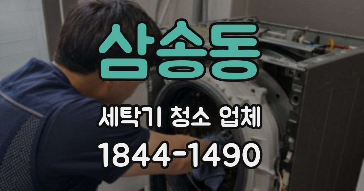삼송동 세탁기 청소 업체