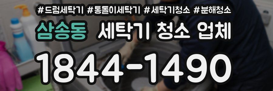 삼송동 세탁기 청소 업체