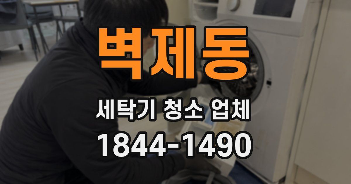 벽제동 세탁기 청소 업체