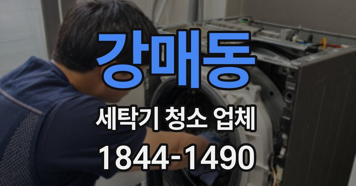 강매동 세탁기 청소 업체