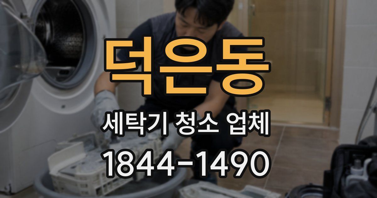덕은동 세탁기 청소 업체