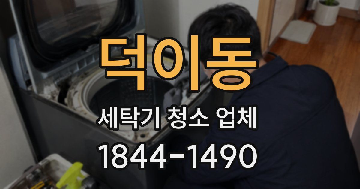 덕이동 세탁기 청소 업체