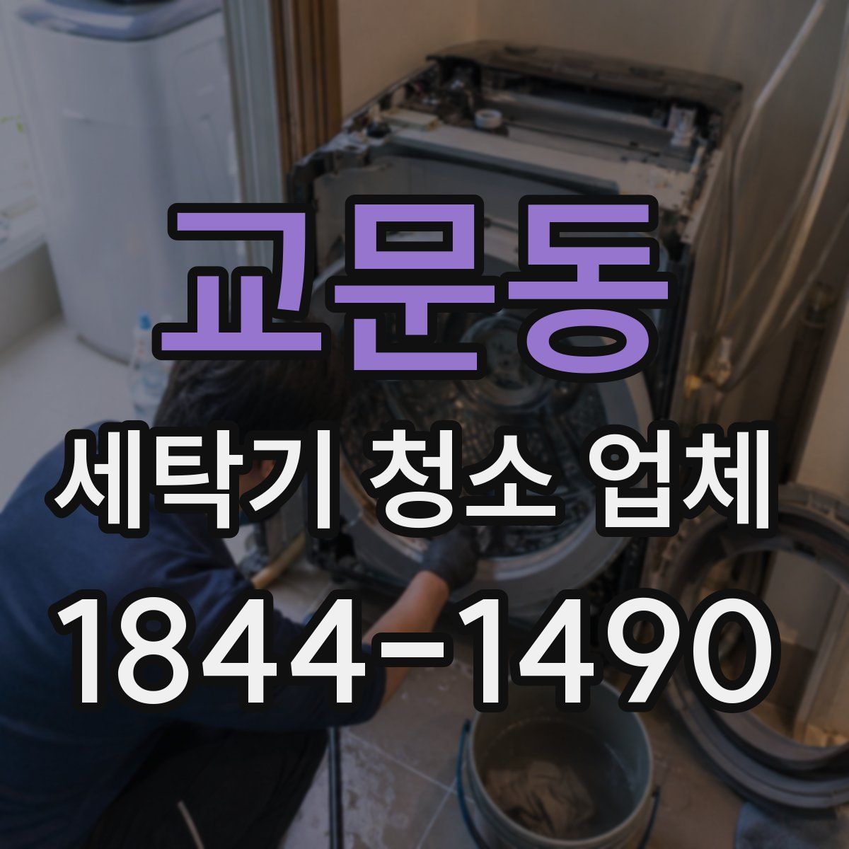 교문동 세탁기 청소 업체