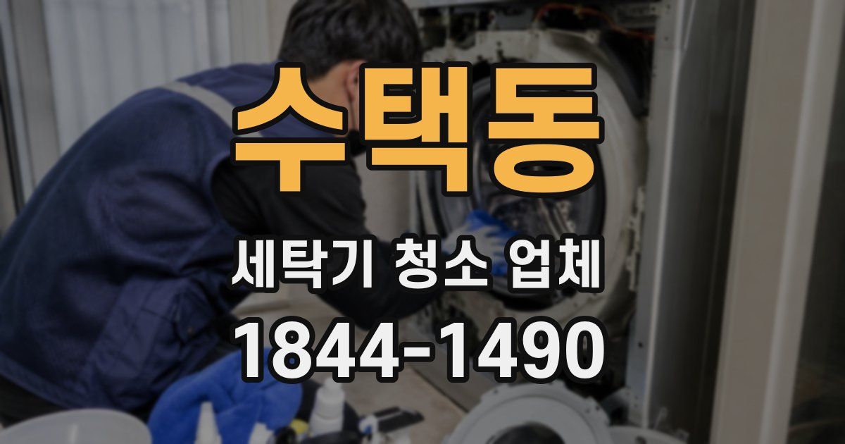 수택동 세탁기 청소 업체