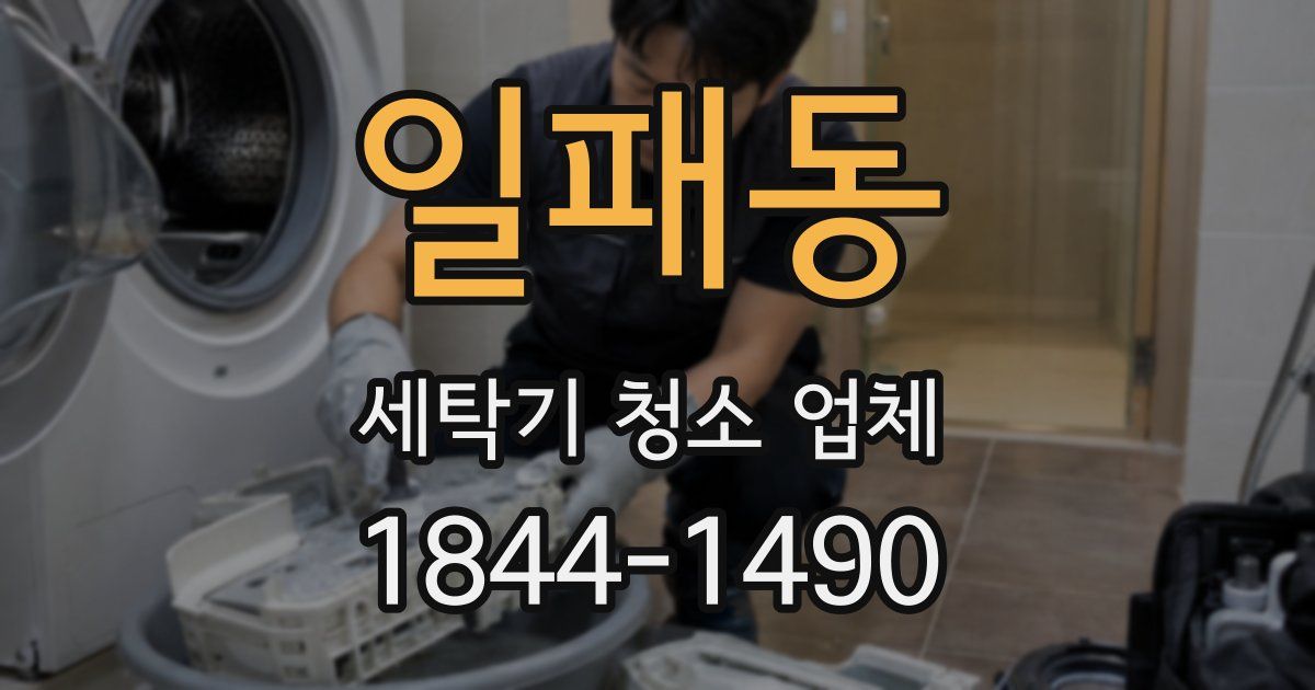 일패동 세탁기 청소 업체
