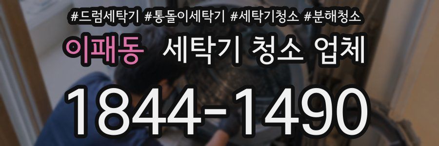 이패동 세탁기 청소 업체