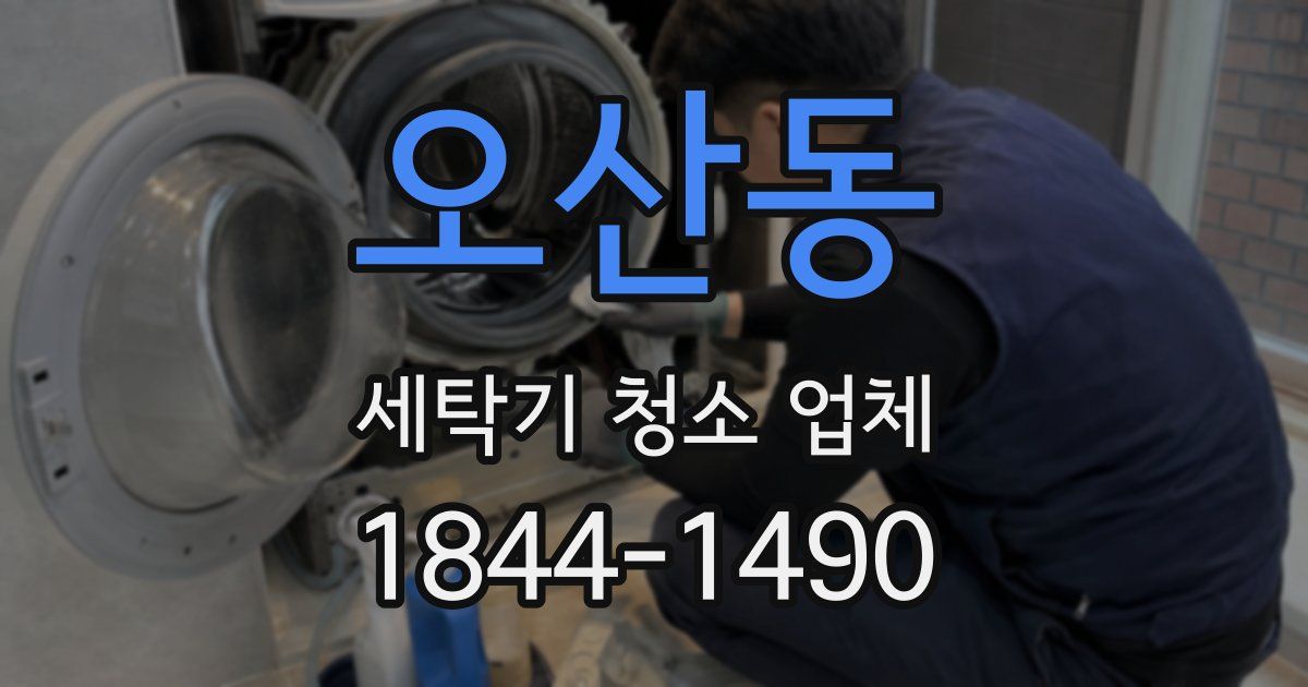 오산동 세탁기 청소 업체