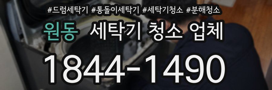 원동 세탁기 청소 업체