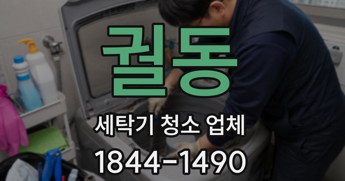 궐동 세탁기 청소 업체