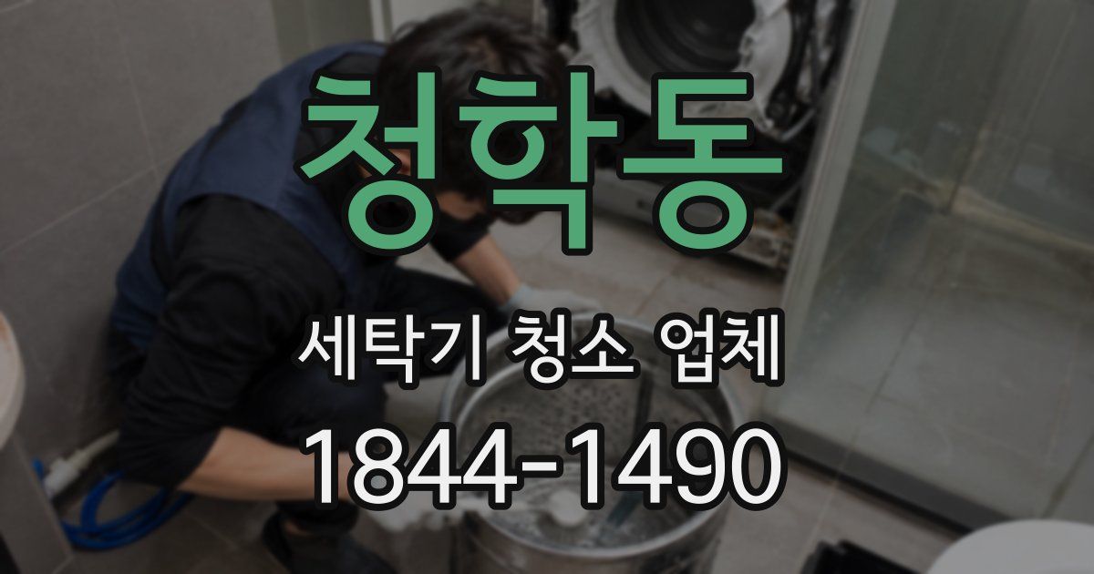 청학동 세탁기 청소 업체