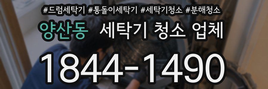 양산동 세탁기 청소 업체