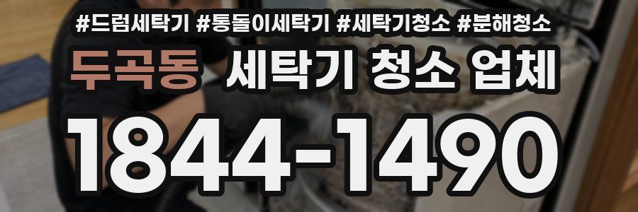 두곡동 세탁기 청소 업체