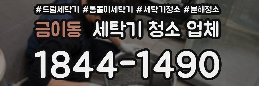 금이동 세탁기 청소 업체