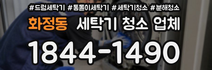 화정동 세탁기 청소 업체