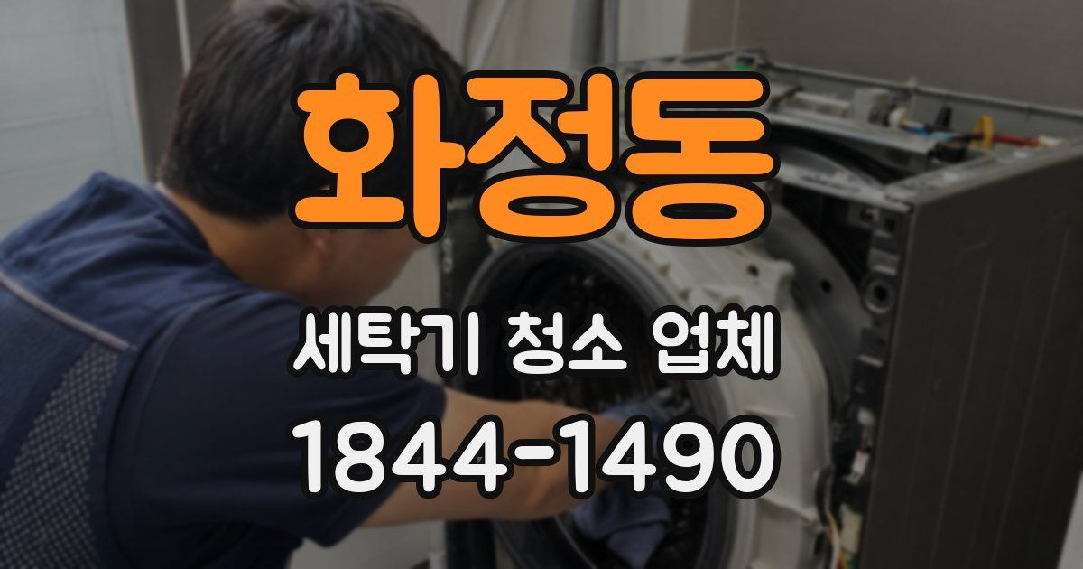 화정동 세탁기 청소 업체