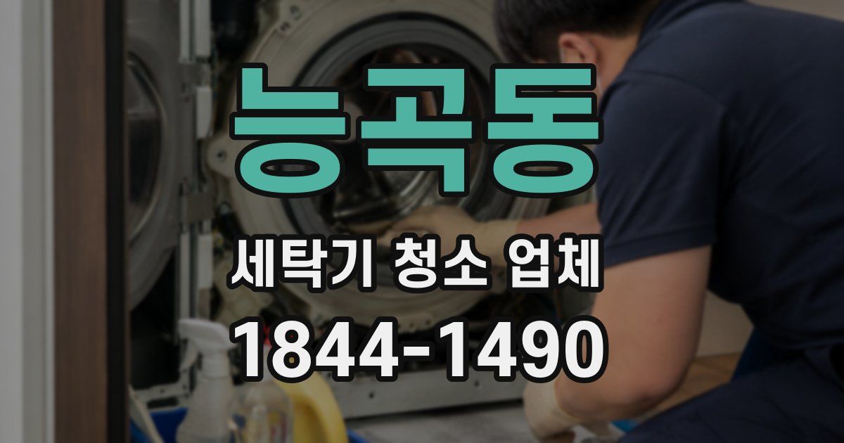 능곡동 세탁기 청소 업체