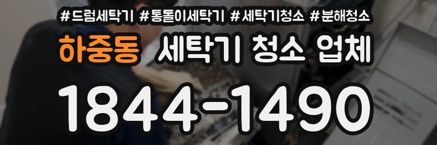 하중동 세탁기 청소 업체