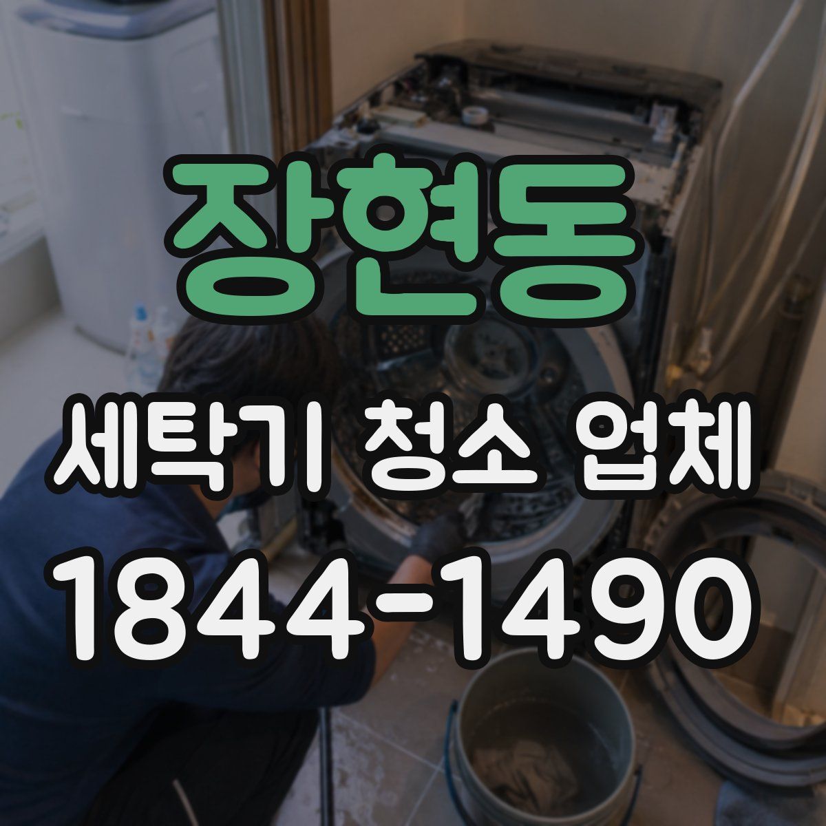 장현동 세탁기 청소 업체