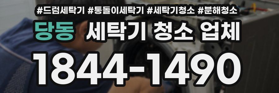 당동 세탁기 청소 업체