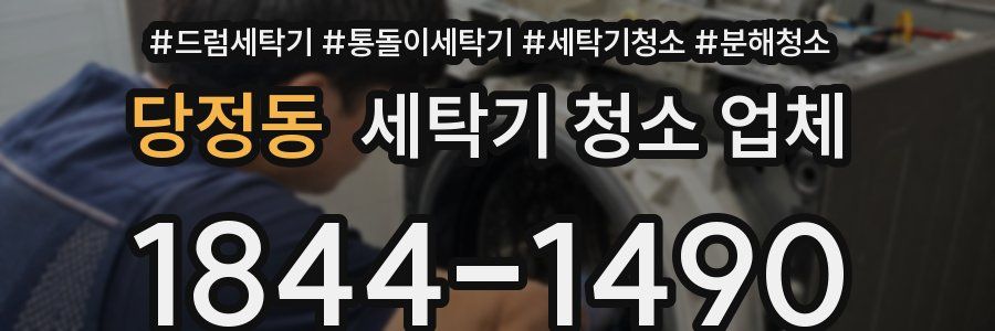 당정동 세탁기 청소 업체